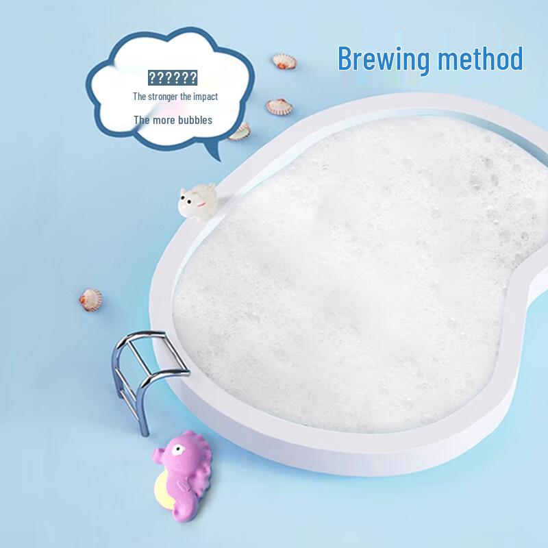 Szczęśliwa Bąbelkowa Bomba do Kąpieli z Olejkami Eterycznymi Ocean Zestaw Prezentowy (6 szt)