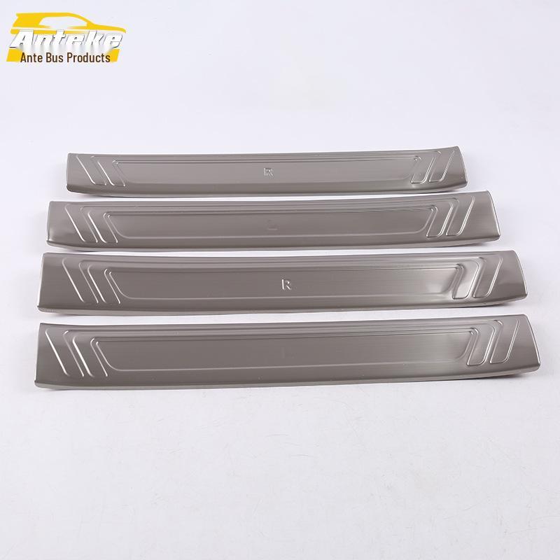19 CX8 Sill & Bumper Trim Stickers: Bright Strips & Trunk Plate Modification Accessories