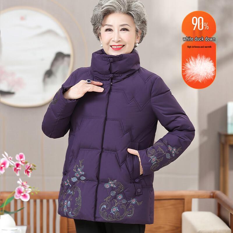 Yuzhaolin Women s Plus Size 90% Duck Down Winter Jacket 5XL