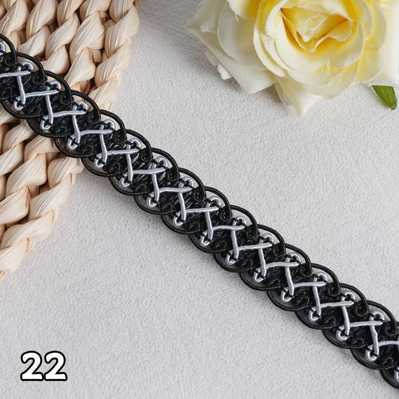 

12 м*1,7 см/лот Кружевная тесьма для штор Лента Сороконожка Плетеное кружево Бахрома для диванной подушки DIY Рукоделие Швейные аксессуары Свадебное украшение 12m