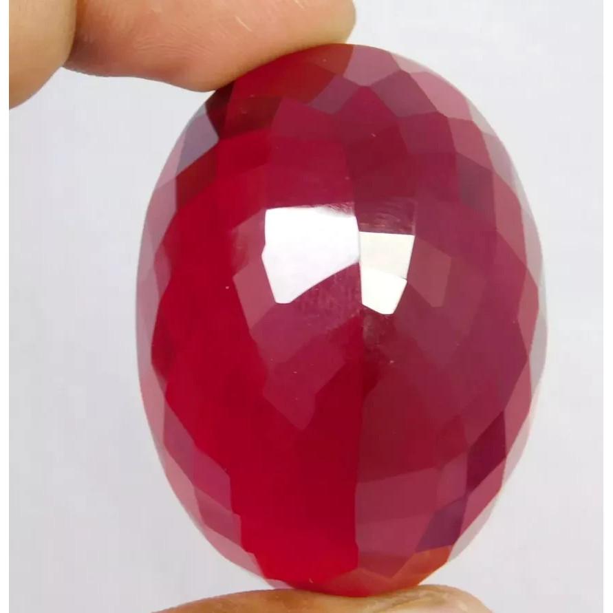 Natural Red Ruby Loose Gemstone Ebay Offer 58 ct Oval Cut for Jewelry Making and Gem Collections