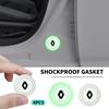 1/2/4pcs Luminous Shock Absorber Car Door Silicone Anti Shock Pad For Renault Koleos Duster Megane 2 Logan Clio Auto Accessories T333