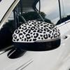 Leopard Print Car Stickers Refit Auto Rearview Mirror DIY Car Triangle Window Vinyl Decals Waterproof Decorative Car Decoration