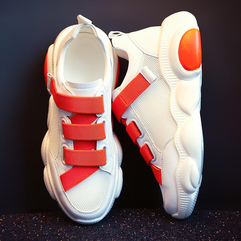 New Breathable and Trendy Women's Shoes, Casual Little White Dad Shoes