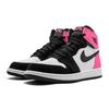Jordan Air Jordan 1 Retro Valentine's Day Leather High Top Children's Basketball Shoes Black Pink 881426-009