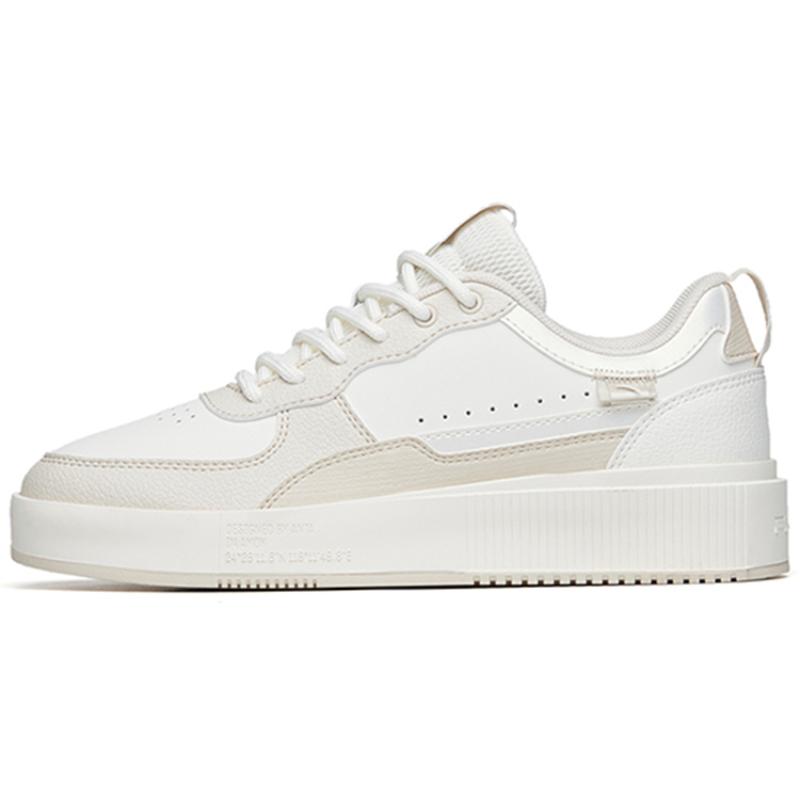 ANTA Skateboard Shoes Women's Low top White/Gray Sneakers 922228012-3