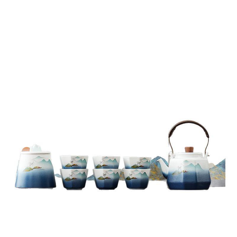 Landscape Cultural Tea Set - Travel Souvenir & Anniversary Gift