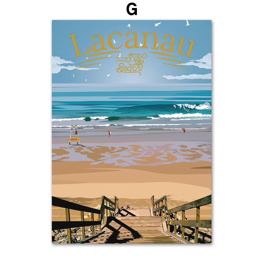 Vintage Słynne Miasto Podróże Ścienne Sztuka Francuskie Włochy Malarstwo Na Płótnie Nordyckie Plakaty i Wydruki Obrazy Ścienne Do Wystroju Salonu