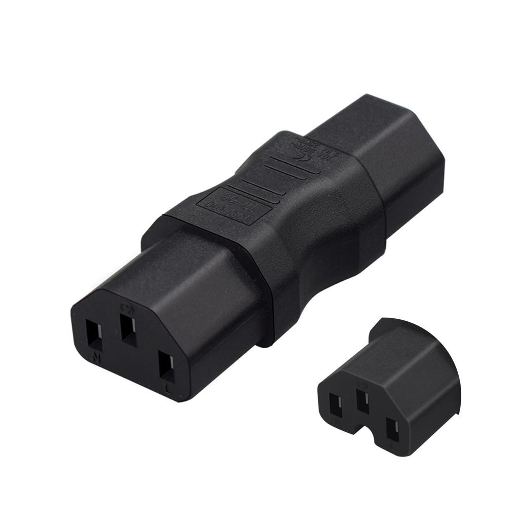 IEC 320 3Pin Female to 3Pin Female IEC 320 C13 to C15 Power Plug Adapter C13 to C15 3Pin Female Power Adapter Converter