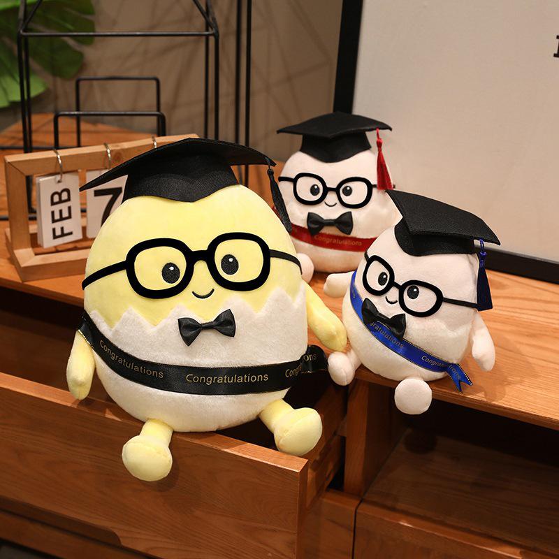 Egg Doctor Plush Toy with Hat - Gift for Teens