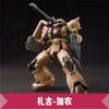 1/144 HG Red Zaku & White Wolf Mecha Assembly Model, Anime Action Figure Collectible Building Toy Desktop Ornament  Adult Gift