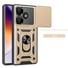 For Xiaomi Poco F6 Case Poco F6 Cover poco f6 Magnetic Ring Holder Armor Phone Case Slide Camera Protect Back Cover