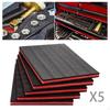5 Pieces Tool Box Foam Inserts Sheets Shockproof Hard Case Storage for Cabinets