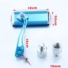 Aluminum Mirror Grip, Left and Right Set, Bike, Moped, Positive Screws, Square 0.4 inches