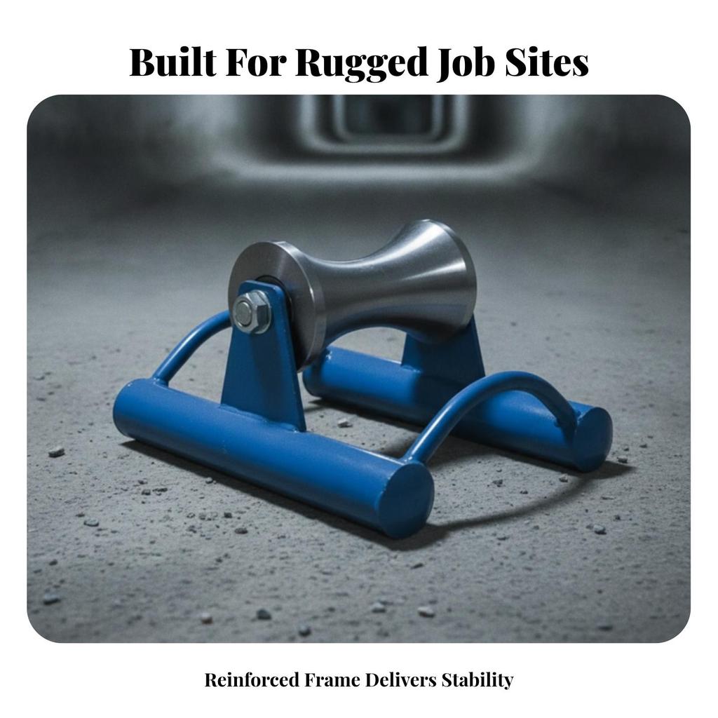Straight-Run Cable Pulley Heavy-Duty with Steel Frame Compact