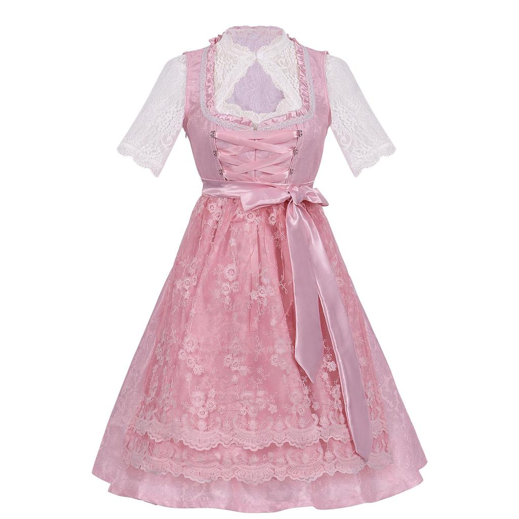 Bavarian Oktoberfest Women's Costume Set - Halloween Carnival Outfit
