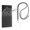 Case and Neck Strap for Xperia L2 - Transparent Soft TPU Adjustable Black Cord Phonillico®
