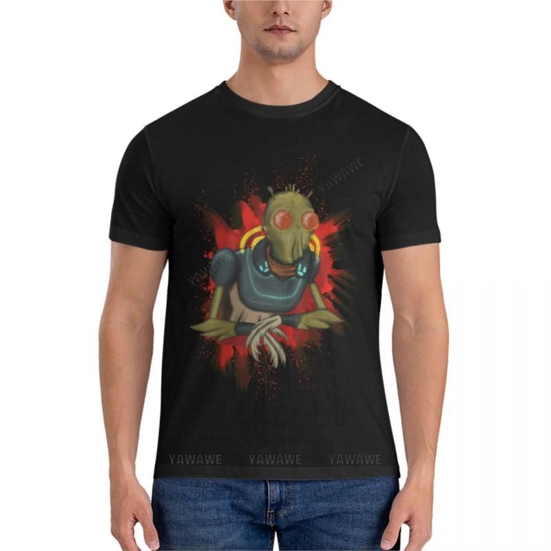 Krombopulos Michael Premium T-Shirt Short Sleeve Tee Men Short Sleeve T Shirts for Men Cotton
