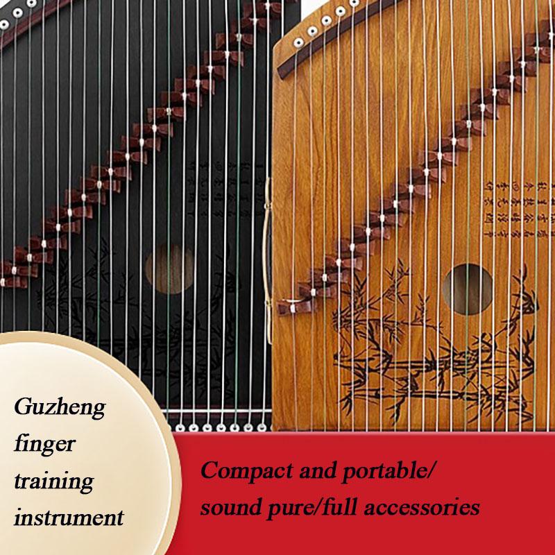 21-string Small Guzheng Finger Exerciser Portable And Professional Guzheng for Kids Beginner Traditional Musical Instrument