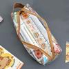 Kreskówkowy piórnik kapibara o dużej pojemności, anime torba do przechowywania, kawaii przezroczysty wodoodporny piórnik, artykuły papiernicze dla studentów, prezenty