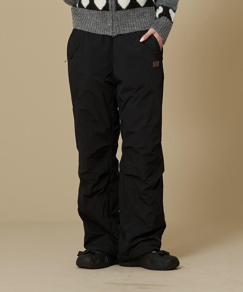 BBC EARTH Reversible Parachute Warm-Up Pants_Black