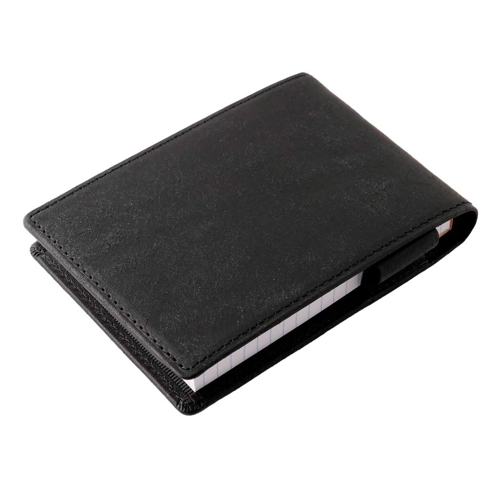 Slip-On PB RHODIA Memo Cover No. 11, Italian Leather Pueblo Compact, Nero (Black) IPV-6001