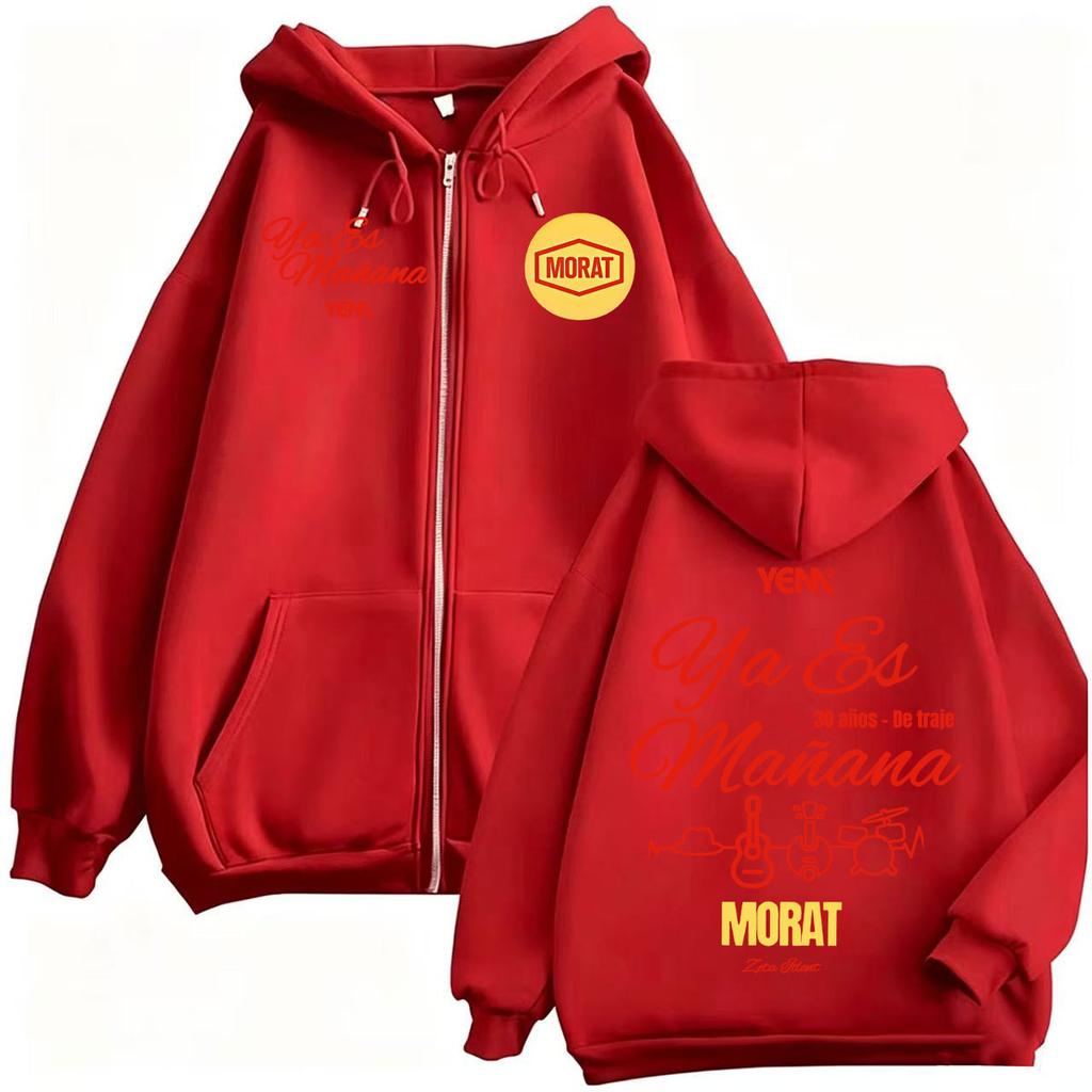 Band Morat Ya Es Manana Yem Jacket Sweatshirts Coats Men's Zip Up Hoodies Bodywarmer Zipper Hooded