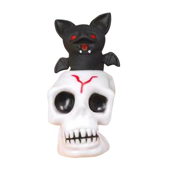 

Хэллоуин Череп Стресс-мяч Череп Кость Игрушка для сжимания Жуткие Карманные Игрушки-непоседы Инструменты для релаксации для снятия тревоги E