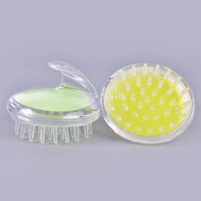 Silicone Head Body Massager Shampoo Scalp Massage Brush Hair Washing Comb Body