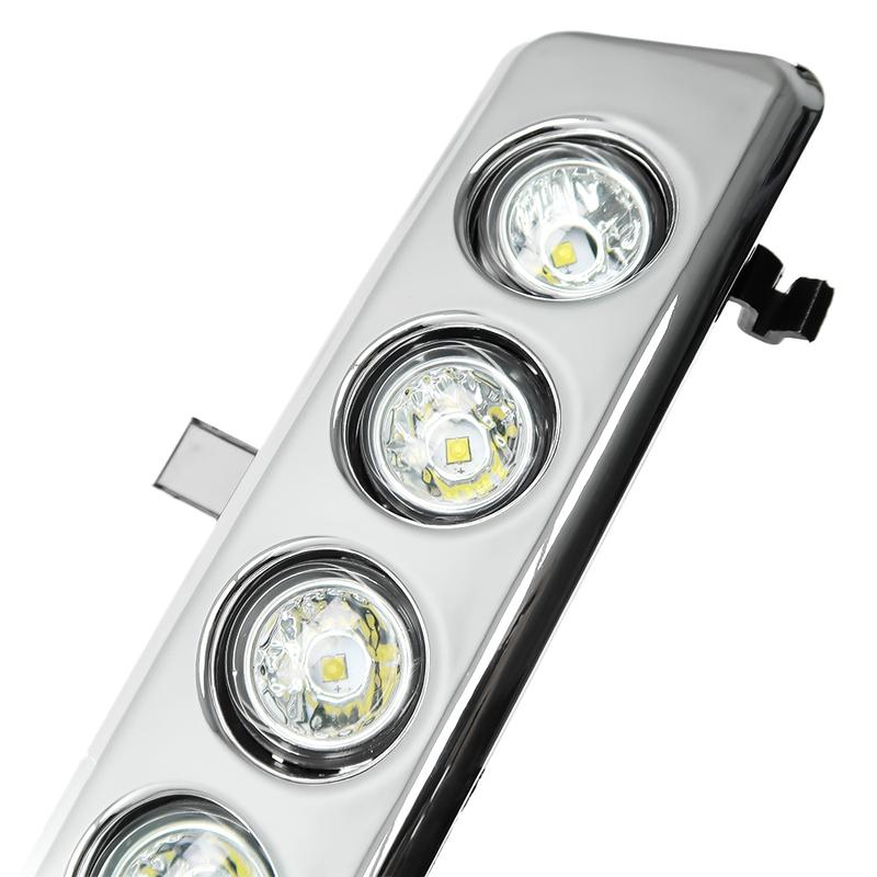 For Toyota Land Cruiser LC70 LC71 LC76 LC78 LC79 FJ70 FJ71 FJ76 J79 LED Front Bumper Lamp Daytime Running Light Cover Trim