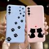 Cute Cat Case For Xiaomi Redmi 9T Phone Case on Redmi 9T Soft Silicone Back Covers For Xiaomi Redmi 9T 9 T Coque Fashion Bumper
