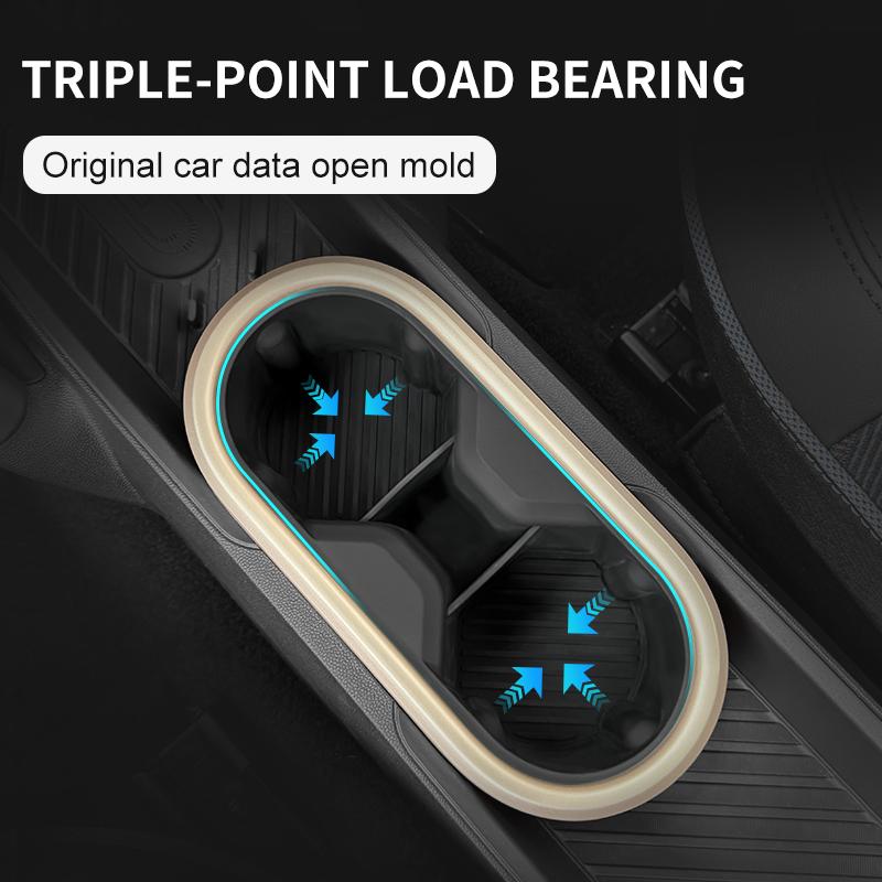 Car Water Cup Holder For Mini Cooper E/SE J01 EV Aceman J05 Center Console Silicone Organizer Ert Storage Box Car Accessories