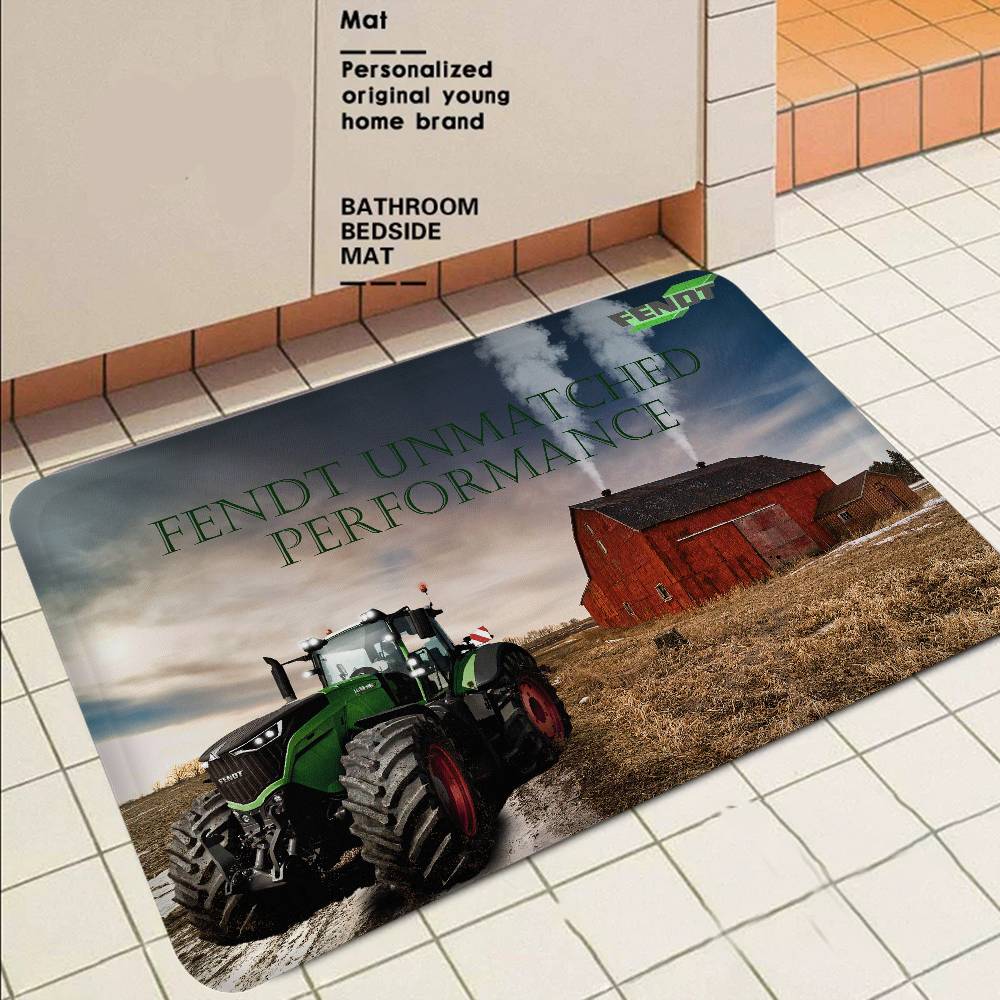 Tappetino per Trattore Agricolo Fendt Retro Scelta Multipla Tappeto per Soggiorno Cucina Antiscivolo Arredamento Moderno per la Casa