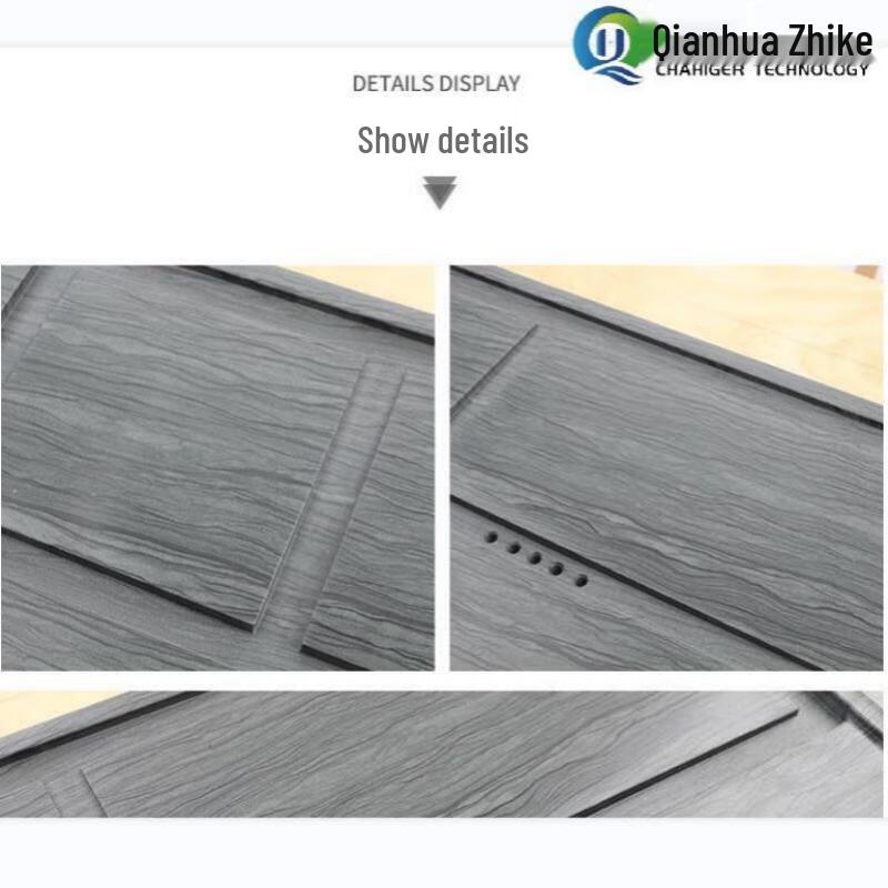 Natural Wood Grain Stone Automatic Tea Tray Tea Set