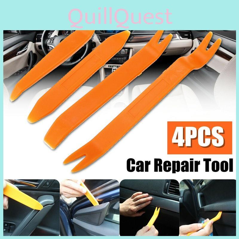 Essential 4pcs Car Trim Removal Tool Kit For Safe And Easy Panel Removal