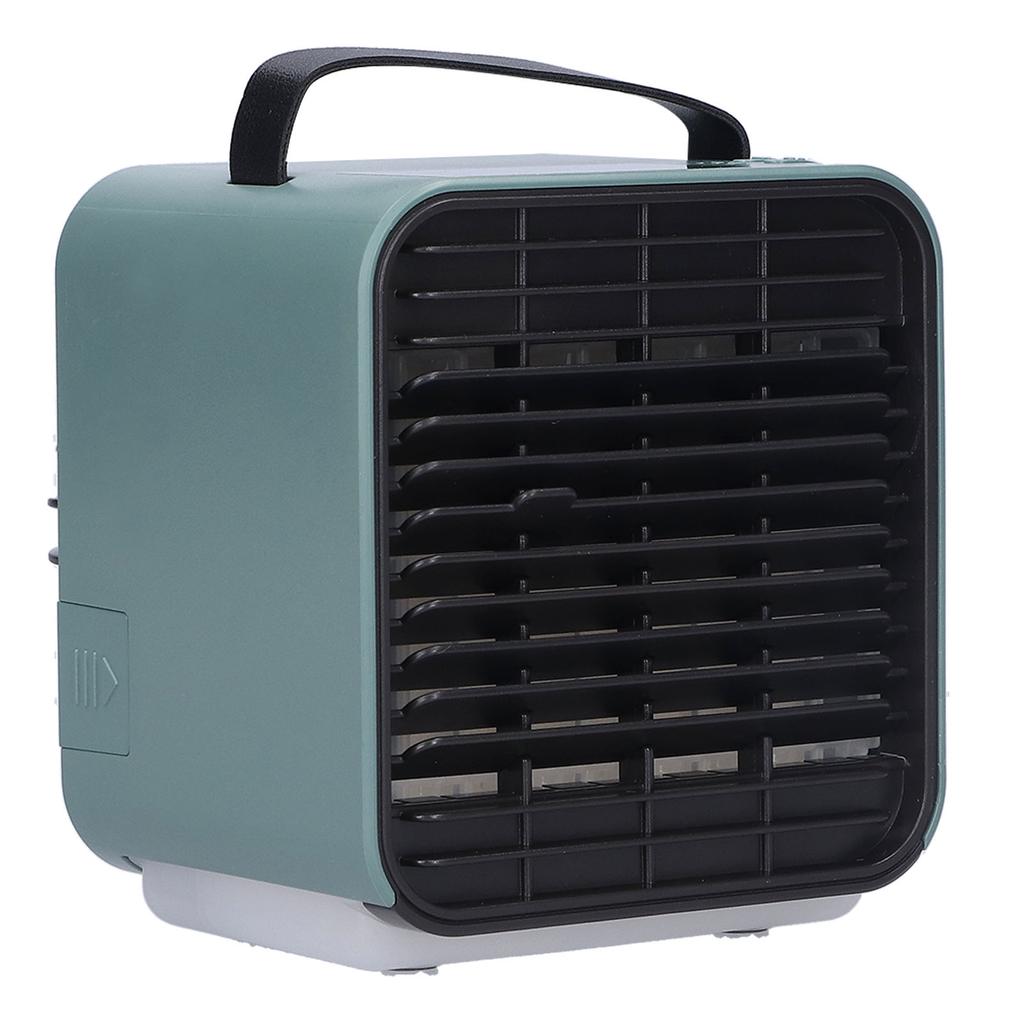 2-in-1 Negative Ion Air Purifier Portable Air Cooler USB Cooling Fan with 3 Wind SpeedGreen