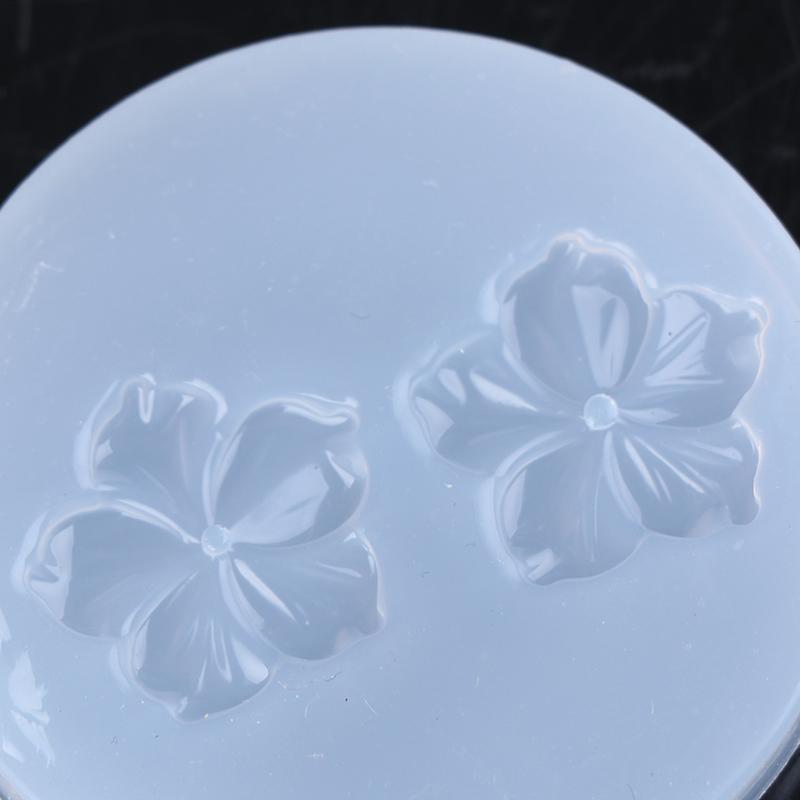 1Pc Mirror Diy  Epoxy Mold Uv Flower Handmade Pendant Hairpin Decoration