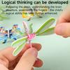 30Pcs DIY 3D Puzzle Set Insect Dinosaur Animal Letter Puzzle Assembly Activity Game Kids Educational Jigsaw Toy Classroom Prizes Party Favors