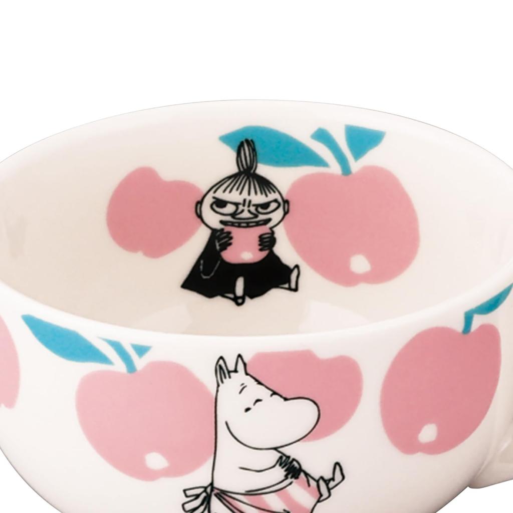 Yamaka Shoten MOOMIN Soup 11cm Diameter X Little Microwave "Hedelma" Cup/Mug, 400ml, Approx. 7cm, My, Safe, Japanese-made, MM8202-36