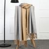 Women's Double-sided Wool Cashmere Scarf Shawl: New High-end Autumn/Winter 2026 Style