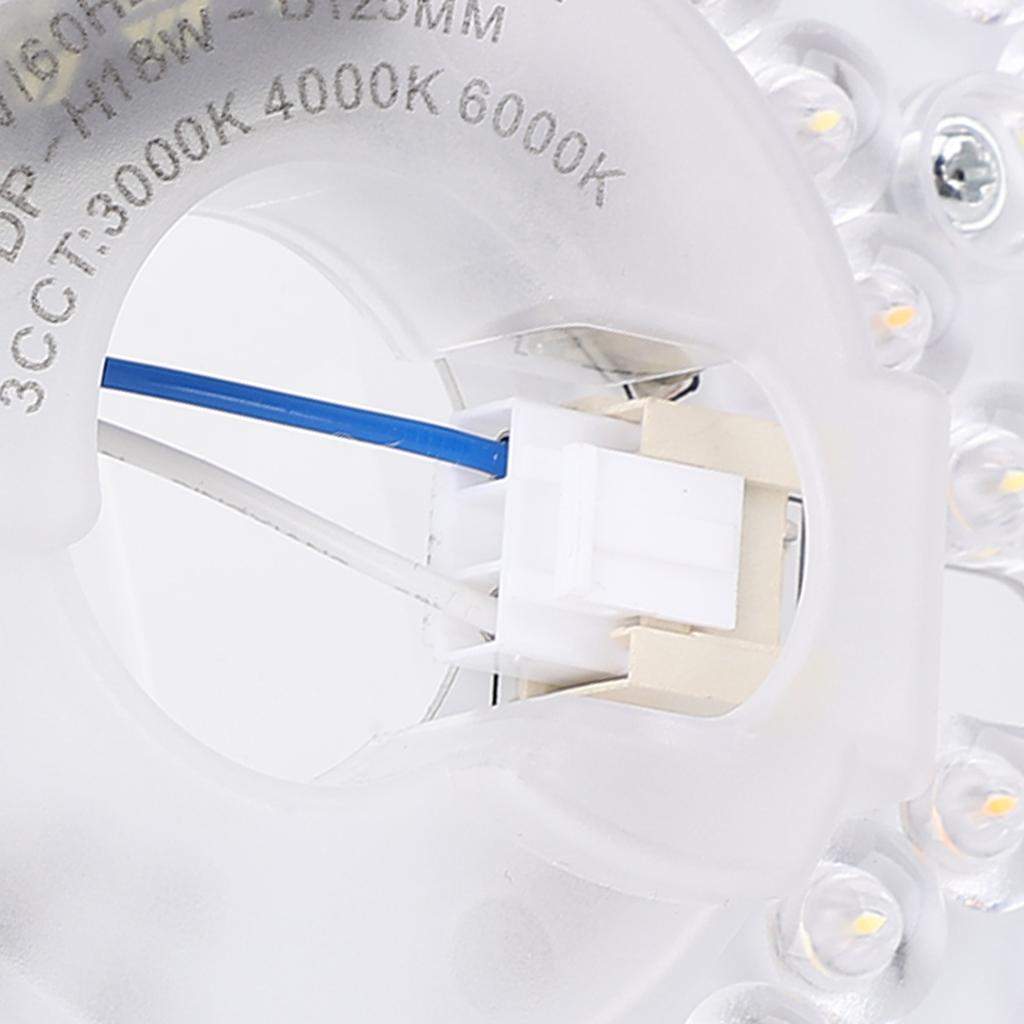 Ceiling Fan LED Light Ceiling Light Replacement Panel Three Colors Adjustable 4.92 Inch Aluminum For Home Living Room Use