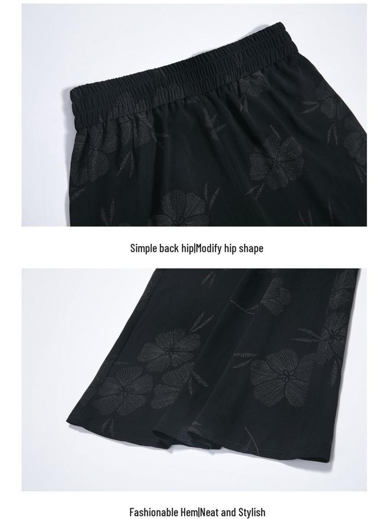 Women's Summer High Waist Wide Leg Culottes - Lightweight, Cool, and Casual