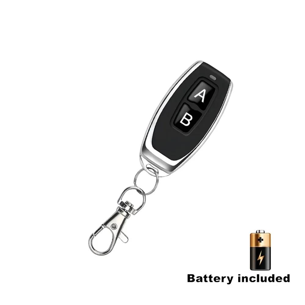 433MHz Zdalny sterownik RF Przycisk Włącz Wyłącz Kod Uczący EV1527 Nadajnik Smart Home Dla Światła LED Bramy Samochodowej Drzwi Garażowych Alarmu Klucz