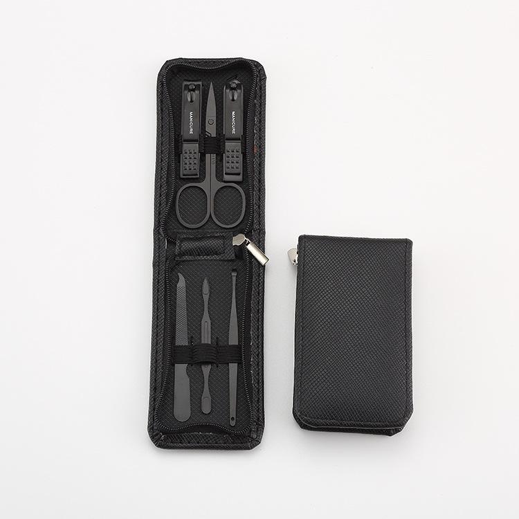 

Новый набор маникюрных ножниц Бытовой Высококлассный Мужской и Женский Специальные Кусачки для ногтей Маникюрные Косметические Инструменты 6 предметов Портативный Бытовой