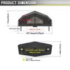 Versatile Motorcycle Tail Light Assembly with LED Turn & License Plate Illumination Motorcycle LED Rear Light set ABS