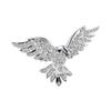 Eagle Brooch Pin Animal Design Suit Accessory Lapel Pin Safety Pin for Clothing Decoration and Anti-Slip Function