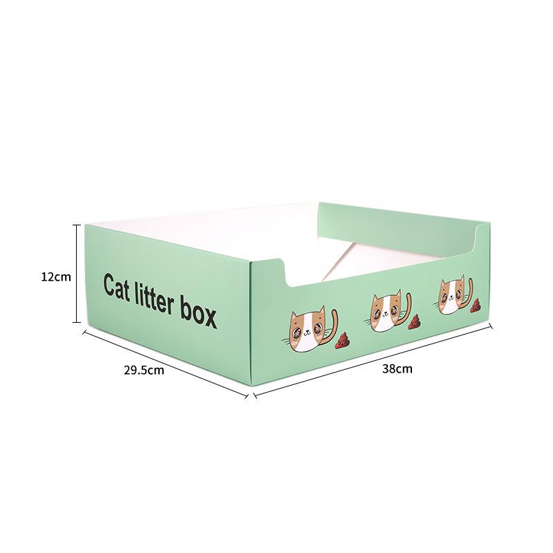 Eco-Friendly Portable and Washable Foldable Cat Litter Box - Disposable and Convenient for Outdoor Use