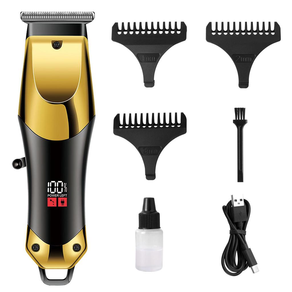 Rechargeable Multi-Function LCD Display Electric Hair Clippers & Razor