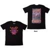 The Doors T-Shirt: Pink Orange (Black) (Back Print) OFFICIAL NEW