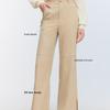 ELLE Women's French Commuter High-Waist Casual Pants